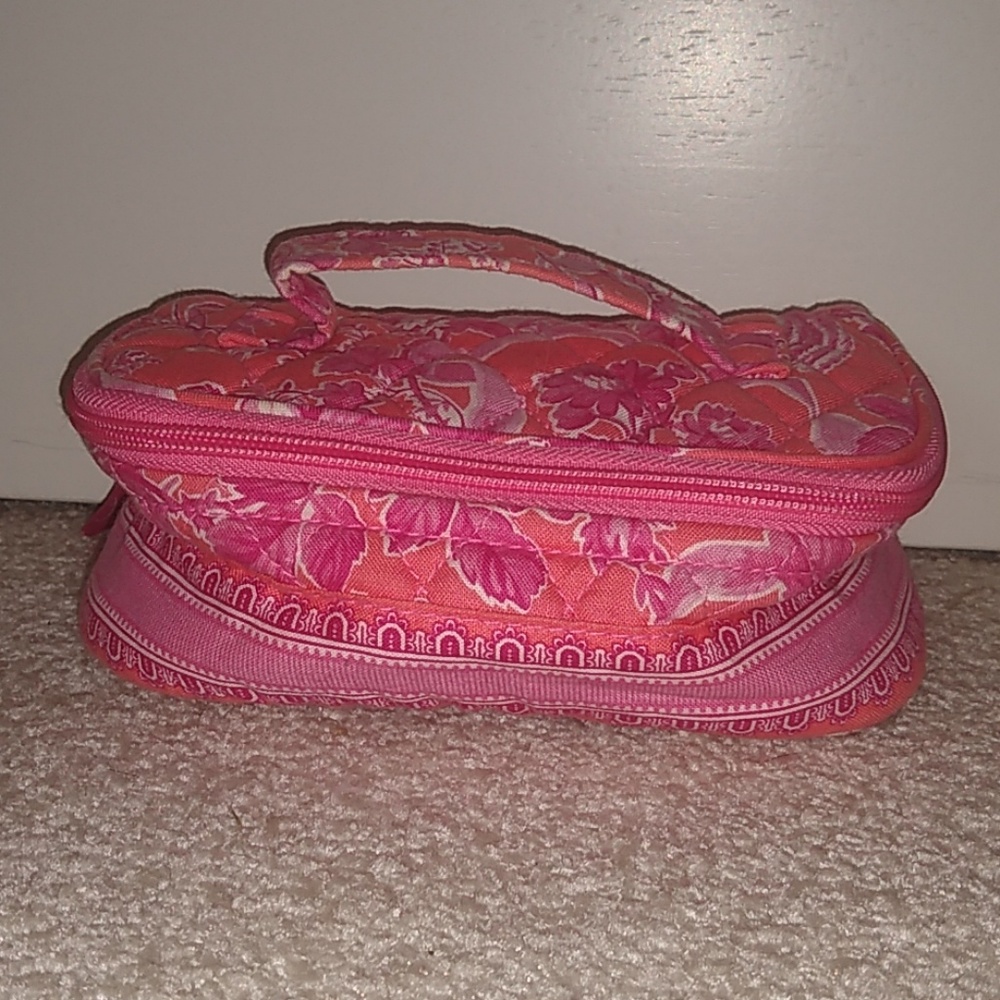 Pink Toile accessories bag